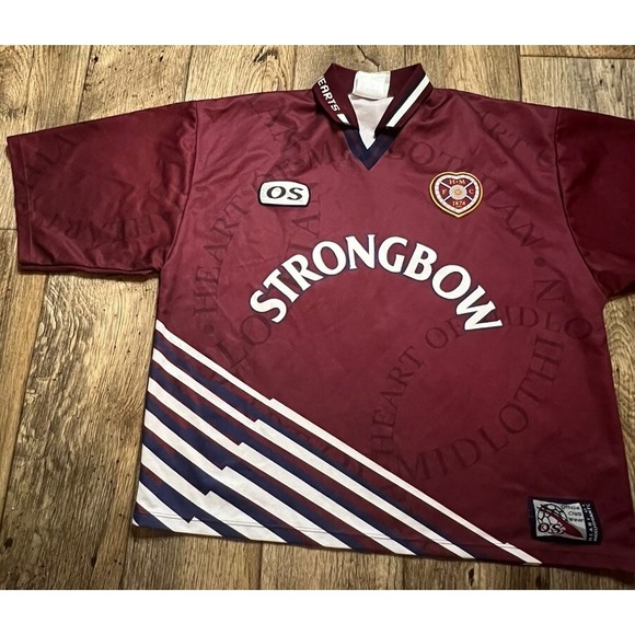 Vtg? Heart Of Midlothian Football Jersey Shirt XL *SHORT* - Picture 4 of 7